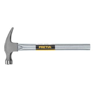 Martillo uña recta 16 oz, mango tubular, Pretul MTR-16P
