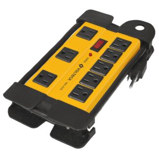 Multicontacto 14 AWG industrial supresor de picos 8 entradas MUL-812X