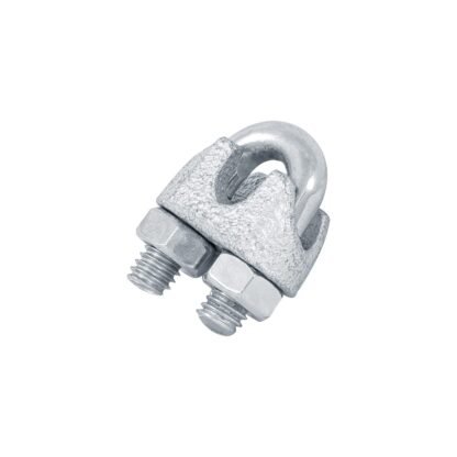 Blíster con 2 nudos (perros) de hierro para cable de 1/4' NUDO-1/4