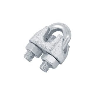 Blíster con 2 nudos (perros) de hierro para cable de 5/16' NUDO-5/16