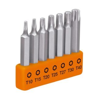 Juego de 7 puntas torx combinadas largo 2', Truper Expert P7-25T