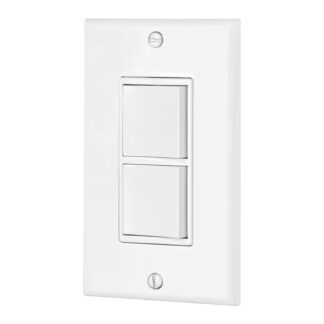 Placa armada con 2 interruptores sencillos, línea Classic PA-APDO-CL