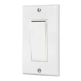 Placa armada con interruptor sencillo Classic, Volteck PA-APSE-CLP