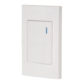 Placa armada 1 interruptor, 3 módulos, Española, blanco PA-APSE3-EB