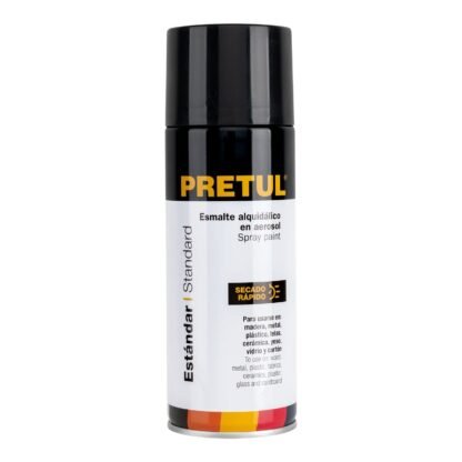Pintura en aerosol, negro mate, Pretul PA-NM-P