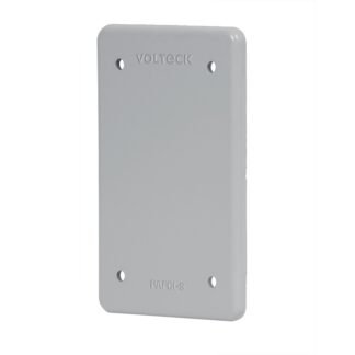 Placa tipo FS ciega, de sobreponer, Volteck PAFCI-S