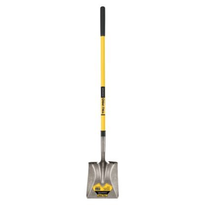 Pala cuadrada Tru Glass, mango largo de fibra de vidrio PCL-F