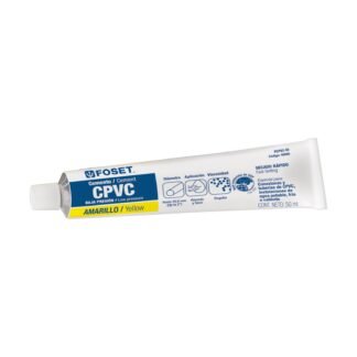 Cemento para CPVC en tubo de 50 ml, baja presión, Foset PCPVC-50