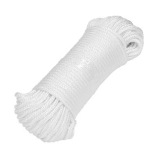 Piola de poliéster diamante de 4 mm x 30 m blanca, Fiero PIO-430P