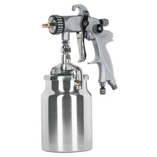Pistola p/pintar succión HVLP vaso aluminio, 1.4 mm, Expert PIPI-340X