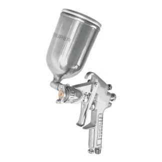 Pistola p/pintar gravedad LVMP vaso aluminio, 1.7 mm, Truper PIPI-421