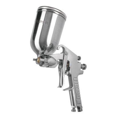 Pistola p/pintar gravedad LVMP vaso aluminio, 2 mm, Truper PIPI-422