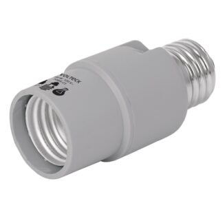 Portalámpara con sensor de luz, Volteck POBA-21