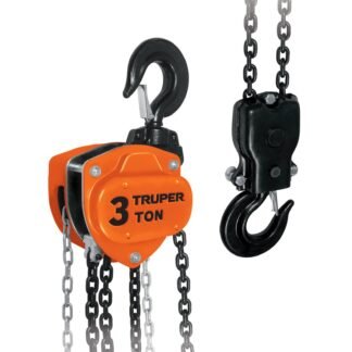 Polipasto de cadena de 3 ton, Truper POL-3
