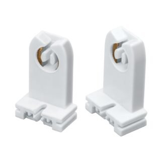 Bolsa 2 pz portalámparas p/tubo LED y fluorescente, base G13 POPL-15