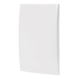 Placa de ABS ciega, línea Oslo, color blanco, Volteck PPCI-OB