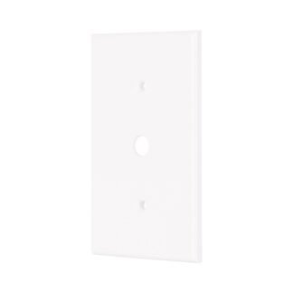 Placa de ABS para atenuador, Standard, blanco, Volteck PPDI-SB
