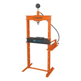 Prensa hidráulica tipo 'H' de 12 ton, con pistón, Truper PREH-12
