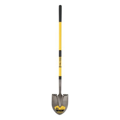 Pala redonda Tru Glass, mango largo de fibra de vidrio PRL-F