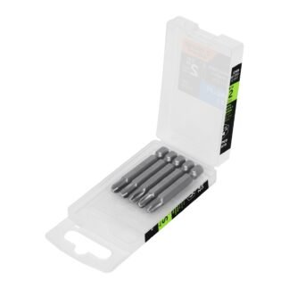 Estuche con 5 puntas de cruz PH3 largo 2', Truper Expert PUDE-1203