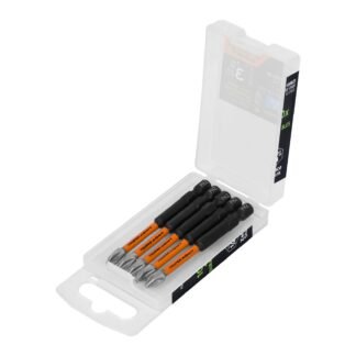 Estuche con 5 puntas de cruz PH2 de impacto largo 3', Expert PUDE-1302I