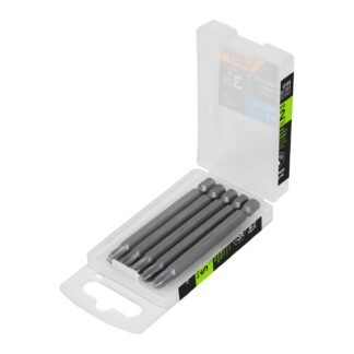 Estuche con 5 puntas de cruz PH3 largo 3', Truper Expert PUDE-1303