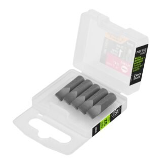 Estuche con 5 puntas planas de 1/4' largo 1', Truper Expert PUDE-3125