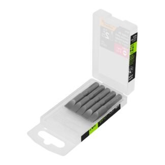Estuche con 5 puntas planas de 5/16' largo 2', Truper Expert PUDE-3231