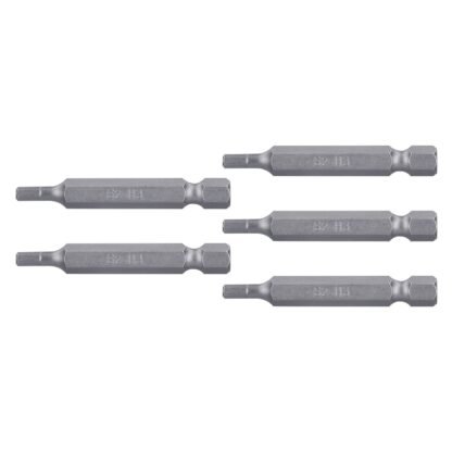 Estuche con 5 puntas hexagonales de 3 mm largo 2', Expert PUDE-7203