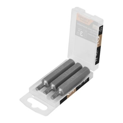 Estuche con 3 puntas bristol M6 largo 3', Truper Expert PUDE-8206