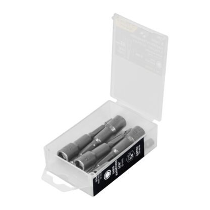 Estuche con 5 dados magnéticos de 6 mm largo 2', Expert PUDE-9006