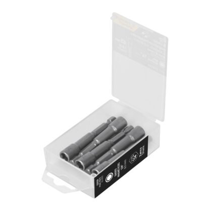 Estuche con 5 dados magnéticos de 1/4' largo 2', Expert PUDE-9025