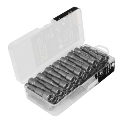 Estuche con 50 dados magnéticos de 3/8' largo 2', Expert PUDE-9027-50