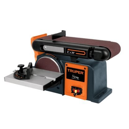 Lijadora de banda y disco 4 x 6' de 370 W (1/2 HP), Truper PUL-4X6T