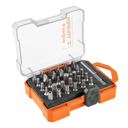 Juego de 31 puntas mixtas largo 1' estuche plástico, Expert PUN-31X