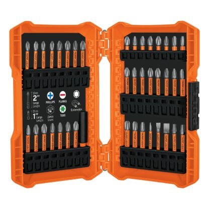 Juego de 40 puntas de impacto mixtas largos 1' y 2', Expert PUN-40IX