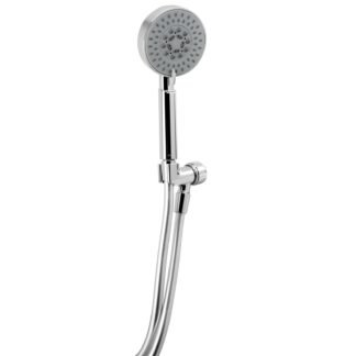 Regadera cromo de teléfono 4' con soporte, Foset R-012