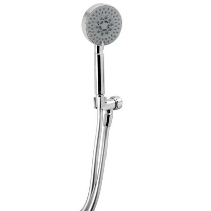 Regadera cromo de teléfono 4' con soporte, Foset R-012