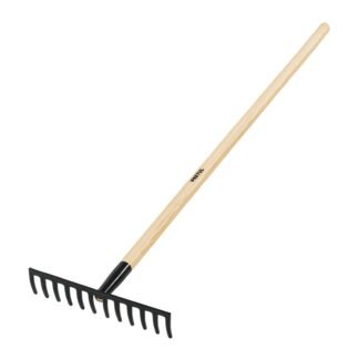Rastrillo recto de 12 dientes, mango de 48', Pretul R-12MP