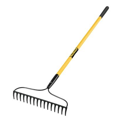 Rastrillo jardinero, 16 dientes, mango 60' fibra de vidrio R-16AMF