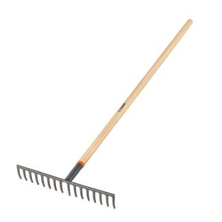 Rastrillo recto de 16 dientes, mango de 60', Truper R-16M