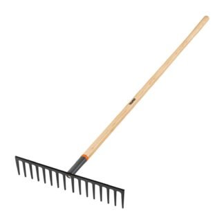 Rastrillo recto reforzado, 16 dientes, mango de 60', Truper R-16MX