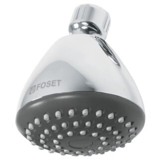 Regadera redonda 3-1/4' sin brazo, Foset R-201S