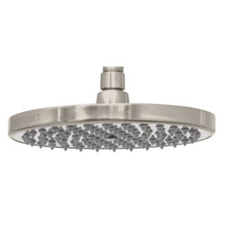 Regadera satín 8' plato redondo, sin brazo, Foset R-208SN