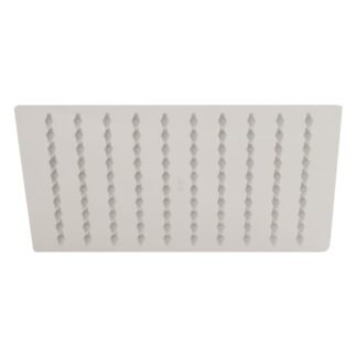 Regadera satín 8' plato cuadrado delgado sin brazo, Foset R-308SN