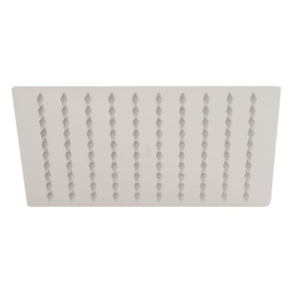 Regadera satín 8' plato cuadrado delgado sin brazo, Foset R-308SN