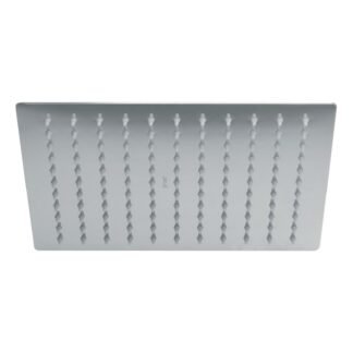 Regadera cromo 10' plato cuadrado delgado sin brazo, Foset R-310S