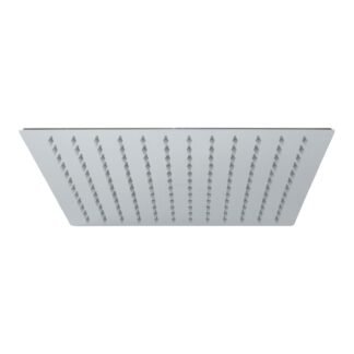 Regadera cromo 12' plato cuadrado delgado sin brazo, Foset R-312S