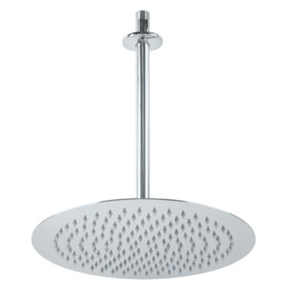 Regadera cromo 12' plato redondo delgado con brazo, Foset R-313