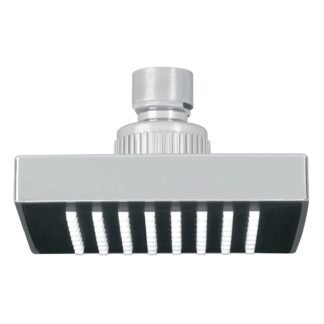 Regadera cuadrada ABS 4' acabado cromo sin brazo, Foset R-403S